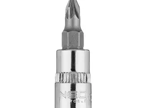 Screwdriver Bit PZ1 on 1/4