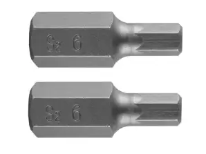 Spline-eind M8 x 30 mm. S2 x 2 stuks.