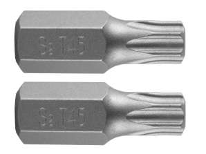 TORX uzgali T45 x 30 mm. S2 x 2 gab.
