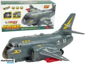 Transportflugzeug Bomber Lichter Ton