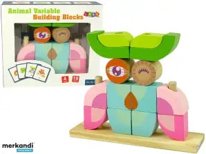 Creatieve houten blokken 3D uilenpuzzel