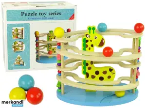 Houten Giraffe Bal Schuifkralen