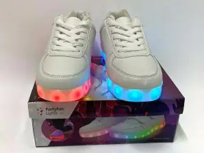 Kinder Schuhe / Sneaker mit Disco LED Licht