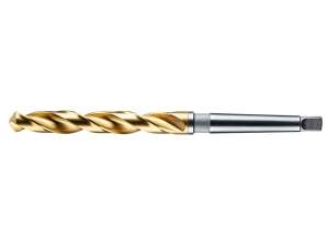 Trapano 20.0 NWKc DIN 345 RN rettifica 238 140 HSS E Co5 TiN attacco MK2