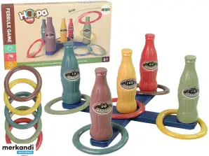 Bottle Ring Throw Skill Game with Points 10 Pcs.