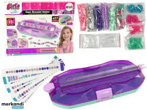 Set zum Armbänder machen bunte Perlen
