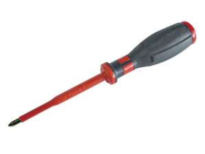 ZR10537 Elektro-tehnični izvijač Soft Touch PH št.1/80mm, obešalo