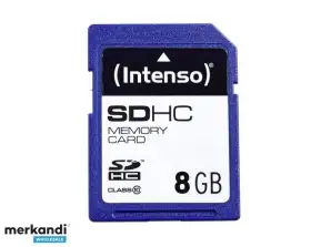 Intenso Speicherkarte SDHC 8GB CL 10 3411460