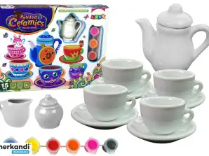 DIY Tee Kreativset Porzellan bemalen