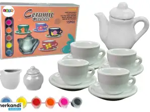 DIY Teeservice Farbe Malerei Porzellan