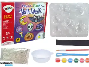 DIY Halloween Kit Magnets Plaster Casting Pumpkin