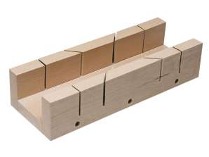 Boîte à onglets en bois 300 x 65 x 60 mm