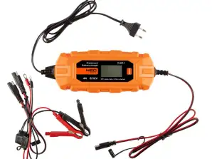 Carregador Automático 4A/70W 3 120Ah para Baterias Ácidas / AGM / GEL