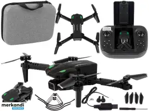 Macchina fotografica del drone volante nera