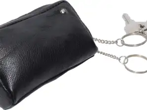 Schlüsseltasche mit 2 Ringen - Nappa Leder #114