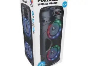 Bluetooth Musikbox BoomBox Partybox tragbarer Lautsprecher