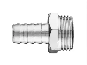 Kobling for slange 12 mm med utvendig gjenge 1/2