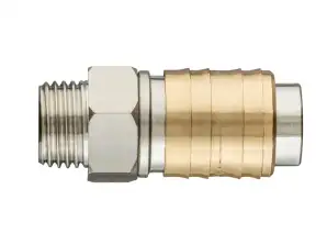 Schnellkupplung für Kompressor mit Außengewinde 3/8