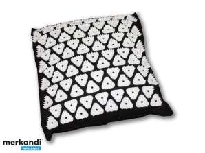 Shanti Coussin d’acupression / Coussin à ongles 34 x 34 x 11 cm Noir