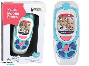 Dziecięcy Edukacyjny Telefon Komórkowy Melodia Niebieski