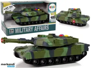 Militaire tank 1:32 Camo geluidslicht