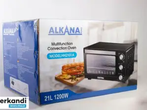 ALKANA Miniofen Backofen Oven 45 Liter 1700W NEU