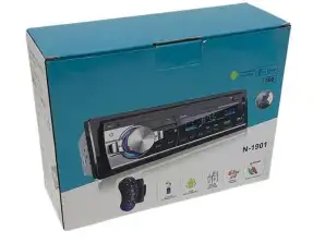 Autoradio mit Bluetooth Freisprecheinrichtung und Lenkrad Fernbedienung 1 DIN Autoradio MP3 Player/FM Radio 2 USB Anschlüsse