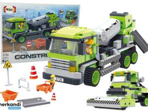 Grote Bouwblokset Betonmixer Roller 369 Stukken