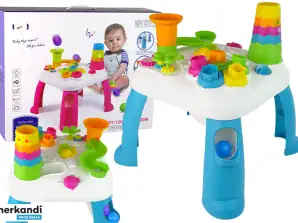 Interactieve educatieve tafelsorteerder Slide Balls blauw