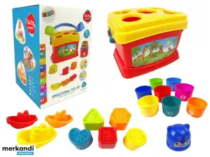 Educational Bucket Cups Pyramid Boats Bath Sorter