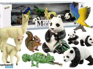 Állatfigura szett Parrot Panda