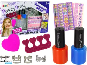 Nagellak Set met Glitters, Stickers en Ringen
