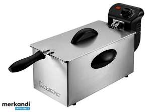 Clatronic Edelstahl Fritteuse FR 3586 2000W 3 Liter inox