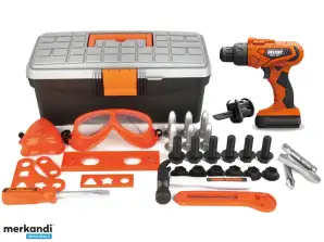 DIY Kit Werkzeugkasten Akkubetriebene Bohrmaschine