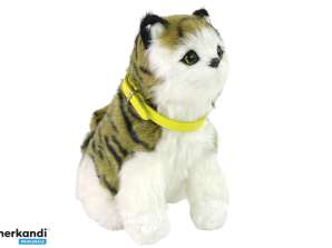 Interactieve kat kitten pluche miauwt beweegt kop en staart