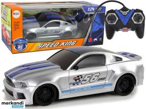 Sportliches Fernsteuerungsauto R/C Silber 1:24 Speed King