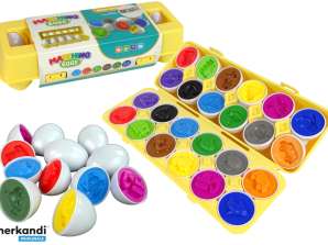 Pädagogisches 12 Eiersortierer Fahrzeuge Autos Farben Puzzle Formen