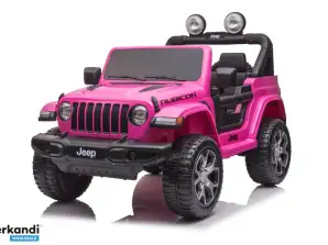 Batteriefahrzeug Jeep Wrangler Rubicon DK JWR555 Pink