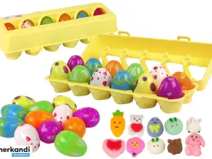Uova di Pasqua Squishy Set 12 Pezzi