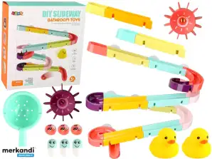 Badespielzeug Bahn Rutsche Ente Spielset 44-teilig