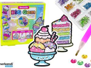 Diamant-Stickerei-Kreativ-Set, Aufkleber, Diamant-Bastelarbeiten, Süßigkeiten