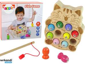 Houten Arcade Game Vissen 2 Hengels Kitten