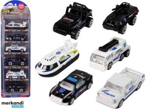 Vehicle Set Cars Police Cars 1:64