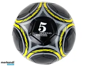 Black Soccer Ball 24 cm Size 5