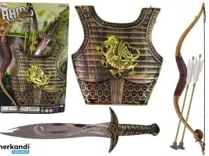 Samurai Costume Knight Set Bow Sword Costume