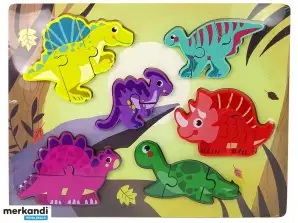 Puzzle colorato in legno per i modelli di mix per bambini