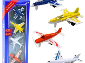 Набор самолетов Colorful Jets 1:400 4 шт