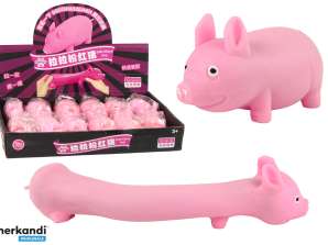 Jouet sensoriel Squishy Piggy rose flexible