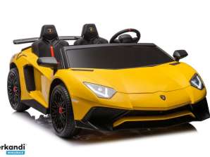 Auto met accu Lamborghini XXL A8803 geel 24V