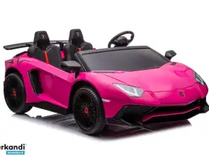 Auto mit Batterie Lamborghini XXL A8803 rosa 24V
